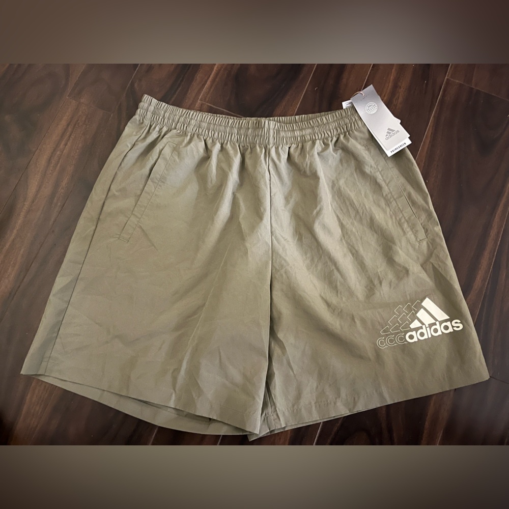 Adidas Black and Khaki Shorts Duo - Picture 3 of 3